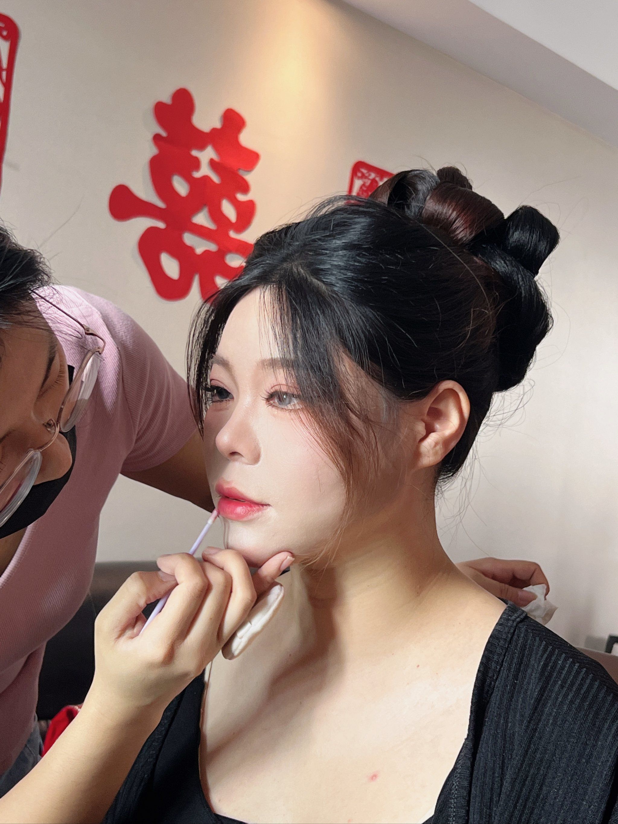 怎么化妆的